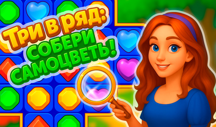 Три в ряд: Собери Самоцветы!