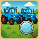 Найди отличия: Синий Трактор