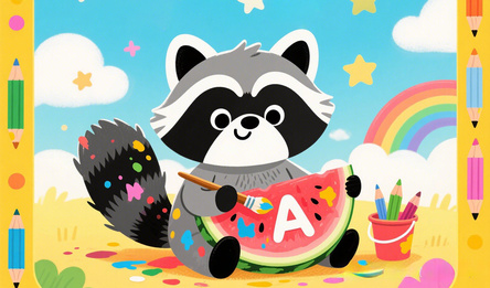 Алфавитное приключение. Раскраска для детей.