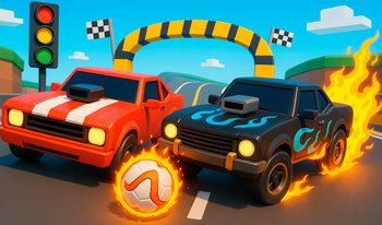 Rocket Cars. Soccer