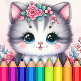 Color by Number: Coloring Book for Girls