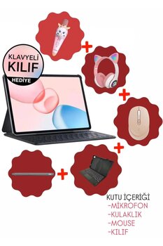 HONOR Kendinden Standlı Pad 10 2.63Ghz 8Gb 256Gb 12.1 inç Android Tablet+Mikrofon+kulaklık+mouse