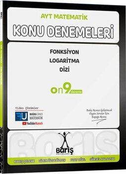 Barış Yayınları AYT Matematik Fonksiyon Logaritma Dizi Konu Denemeleri Türkçe