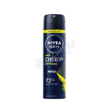 3 Adet Nivea Men Deep Extreme Deodorant 150 Ml