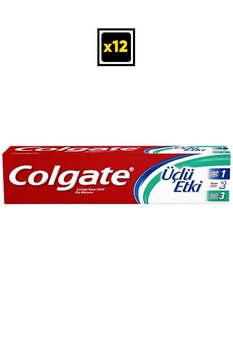 Colgate Diş Macunu 100 Ml Üçlü 3 Etki X 12 Adet