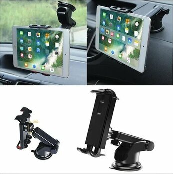 Araç İçi Vantuzlu Tablet Telefon Tutucu Ergonomik 360 Derece Tesla Model Y Uyumlu