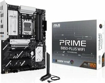 Asus Prıme B850-PLUS Wıfı6e DDR5 Hdmı-Dp Type-C Pcıe 5.0 Am5 Atx