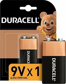 4 Adet   Duracell 9V Tekli Pil