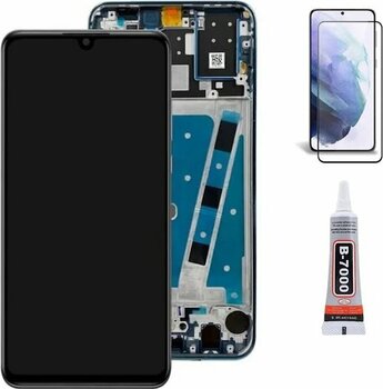 Huawei P30 Lite 24mp Çıtalı Siyah Uyumlu Ekran Lcd Dokunmatik B7000 15ml Yapıştırıcı Ve Kırılmaz Cam İle Beraber Yc Siyah