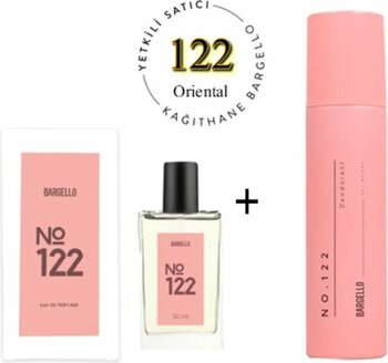 Bargello 122 Kadın Parfüm Edp 50 ml Oriental No122 Kadın Deodorant 150 ml - Mnms200122