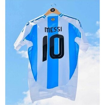 FRAGOLA Arjantin 2024-25 Yeni Sezon Lionel Messi Iç Saha Forması - L - Mavi