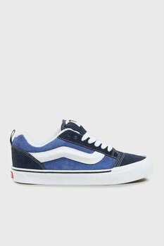 Vans Knu Skool Logolu Süet Sneaker Ayakkabı Unisex AYAKKABI VN0009QCNWD1 - Lacivert - 45