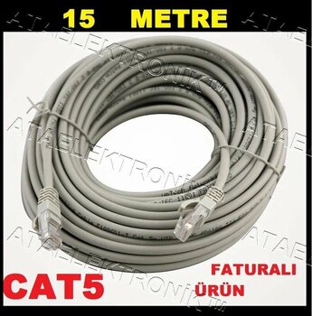 15 Metre Cat5 Ethernet Kablosu
