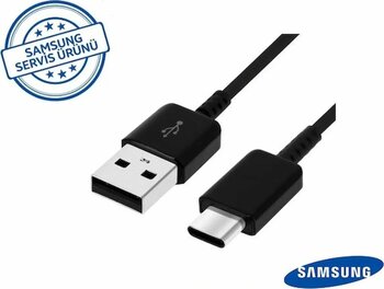 Samsung Siyah 100 cm USB Type-C Şarj Kablosu