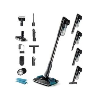 Philips Xc8057/01 Aqua Plus Dikey Şarjlı Süpürge Siyah
