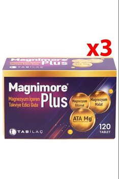 Magnimore Plus 120 Tablet 3 Adet