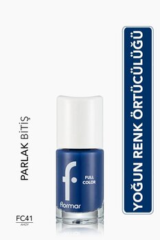 Flormar Yoğun Pigmentli Parlak Oje- Full Color Nail Enamel- Fc41 Ahoy! -8690604379941
