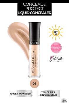 Conceal & Protect Concealer Likit Göz Altı Kapatıcısı - 05 Soft Ivory