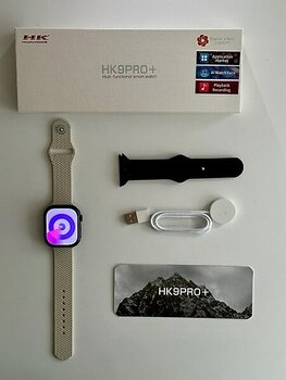 Wearfit Pro Hk9 Pro Plus Watch 9 Serisi Amoled Ekran Chatgpt Yapay Zeka Destekli Akıllı Saat Çift Kordon - Siyah