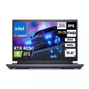Dell G15 5530 i7-13650HX 24 GB 1 TBSSD 6GB RTX4050 15.6" 165Hz FHD Windows 11 Pro Gaming Laptop G155530010UAT68