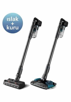 Philips Xc8053/01 Aqua Plus Dikey Süpürge 8000 Serisi, 80 Dakika Çalışma, Mop Ve Kuru Özellik, Akıllı Başlık