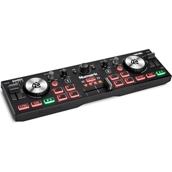 Numark DJ2GO2 Touch – Yolculuk Için Mini Dj Kontrol Cihazı – 2 Panelli USB Dj Konsolu, Ses Ara