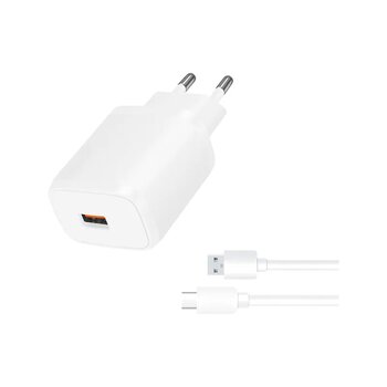 Quick Charge 3.0 Type-c Hızlı Şarj Seti 18w Adaptör + Usb Type-c Kablo