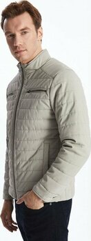 Lc Waikiki Yeni Sezon Standart Kalıp Dik Yaka Erkek Deri Görünümlü Mont - Bej - XL