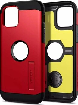 Spigen iPhone 12 Mini ile Uyumlu Kılıf Tough Armor Red