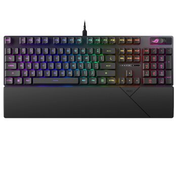 Asus Rog Strix Scope Ii Rx Uk Pbt Mekanik Red Switch Rgb İngilizce Kablolu Gaming (Oyuncu) Klavye