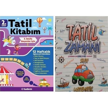 2. Sınıf Yaz Tatili Kitabı - Tudem & M. Deniz Yayınları Tatil Kitabım 2'li Set -2025