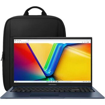 Asus Vivobook 15 X1504VA-NJ3665 FR81 Intel Core 5 120U 8 GB 2 Tb SSD Windows 11 Pro 15.6" Taşınabilir Bilgisayar + Çanta