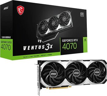MSI RTX 4070 Ventus 3X 12G OC 192 Bit GDDR6X 12 GB Ekran Kartı