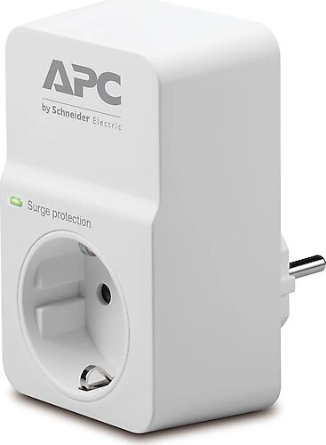 Schneider Electric APC PM1W-GR 918 Joule Beyaz Tekli Akım Korumalı Priz
