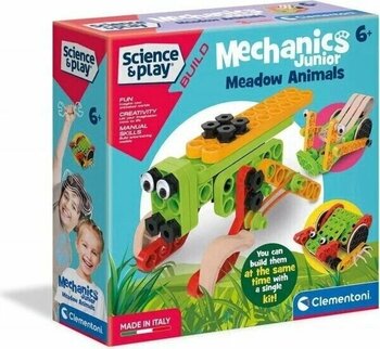 Clementoni Mechanics Junior — Böcekler 75058TR +6 Yaş 130'dan fazla Parça Eğitici Oyuncaklar