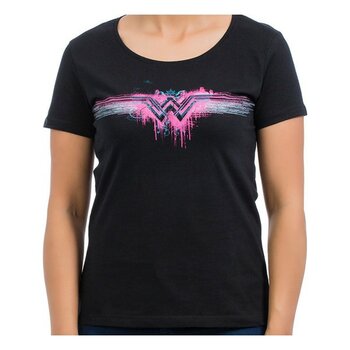 Batman v Superman Siyah Kadın T-Shirt - S