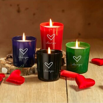 SELKA HOME Amor Cam Bardak Mum 110 gr