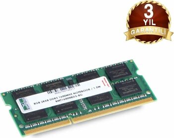 RAMTECH BİLGİSAYAR 8 gb Ddr3 1600 Mhz Notebook Ram 1.5w
