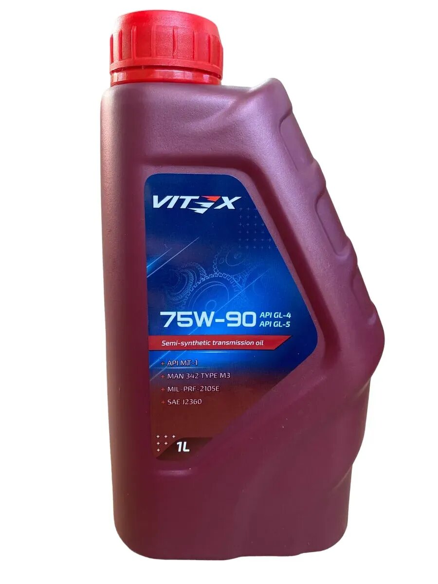 Масло трансмиссионное полусинтетическое VITEX 75W-90 API GL 45 1 л
