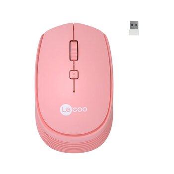 Lecoo Ws202 Kablosuz 1200dpı 4 Tuşlu Optik Mouse Ws202 Pembe