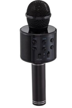 BLUE SPECTRUM WS-858 Siyah Bluetooth Aux Usb Sd Kart Girişli Karaoke Mikrofon