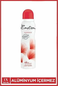 Royaleks Emotion Romance Kadın Vegan Deodorant 150 ml Hızlı Kurur, Leke Bırakmaz