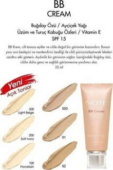 Note 300 Light Beige SPF 15 35 ml BB Krem