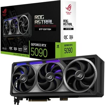 Asus Rog Astral Geforce Rtx 5090 32GB Oc Edition ROG-ASTRAL-5090-O32G-BTF Gddr7 512BIT Gaming (Oyuncu) Ekran Kartı