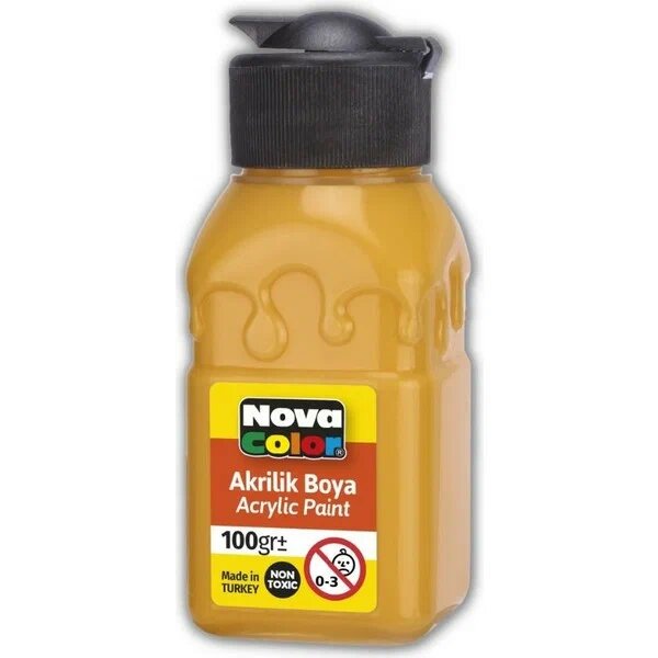 Nova Color Koyu Sarı 100 ml Akrilik Boya