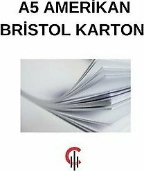 Çözüm Kağıt Amerikan Bristol Karton 300 gr A5 500 Adet