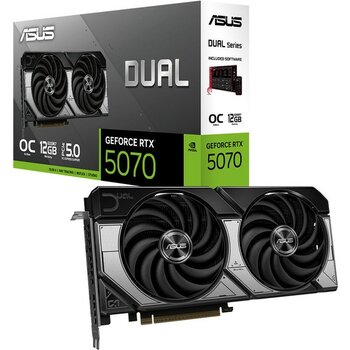 Asus DUAL-RTX5070-O12G-NVIDIA-GEFORCE-RTX 5070-12GB GDDR7-192BIT--2XHDMI-3XDP-DLSS4 Ekran Kartı