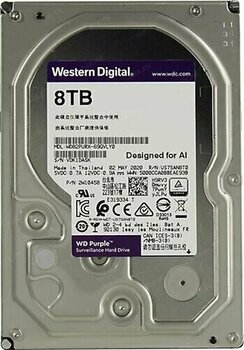 WD Purple WD82PURX 3.5" 8 TB SATA 3 Güvenlik Hard Diski