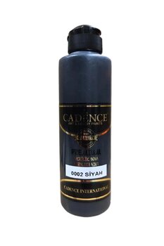 Cadence Siyah 250 ml Akrilik Boya