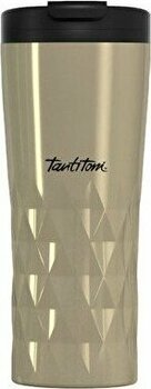Tantitoni Gold Sarı Yıldız Desenli Paslanmaz Çelik Termos Bardak 470ML - 470 ml